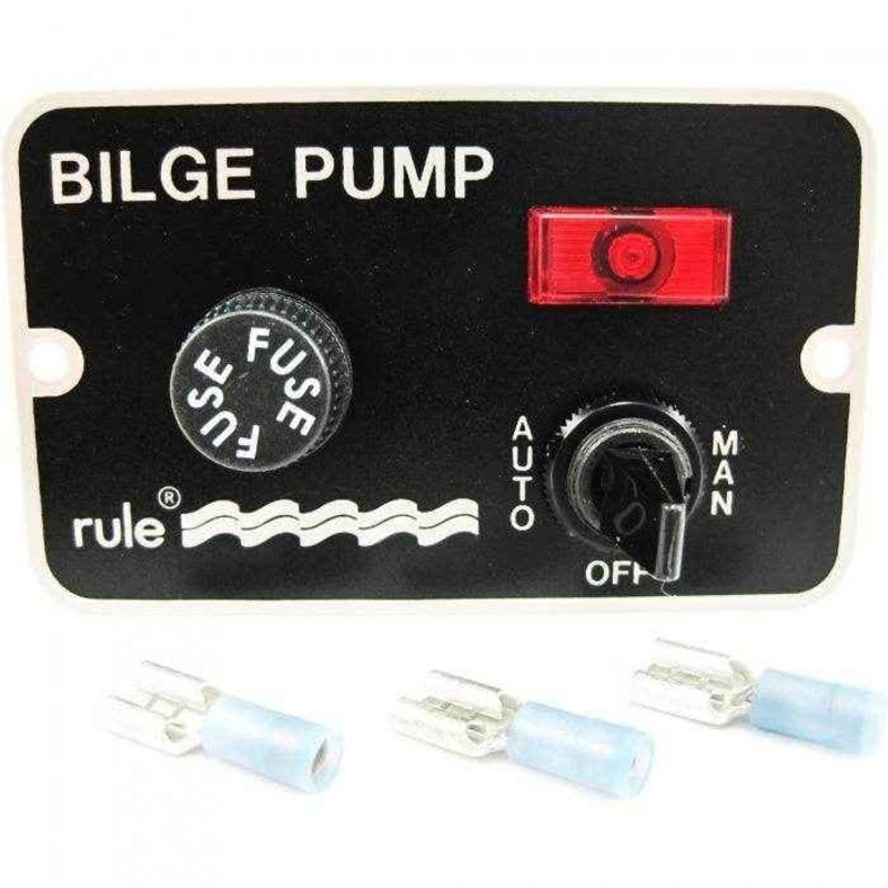 3-Way Lighted Bilge Switch Panel | Rule 41