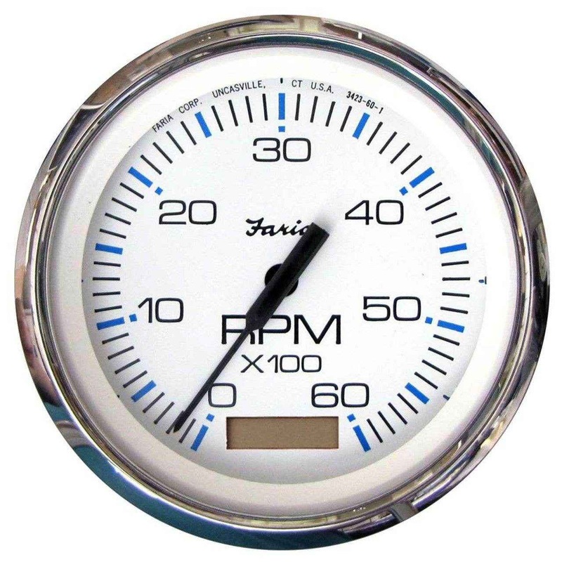 Tachometer With Hourmeter 0-6000 Rpm | Faria 33832
