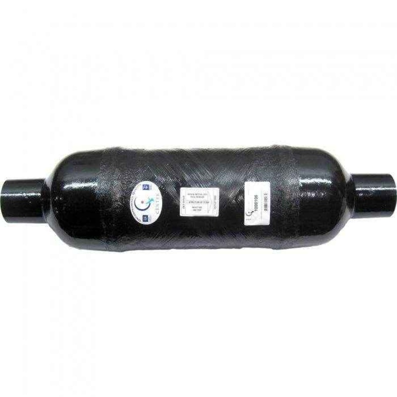 Vernatone Round Muffler 4 in. Inlet/Outlet | Centek 1000106