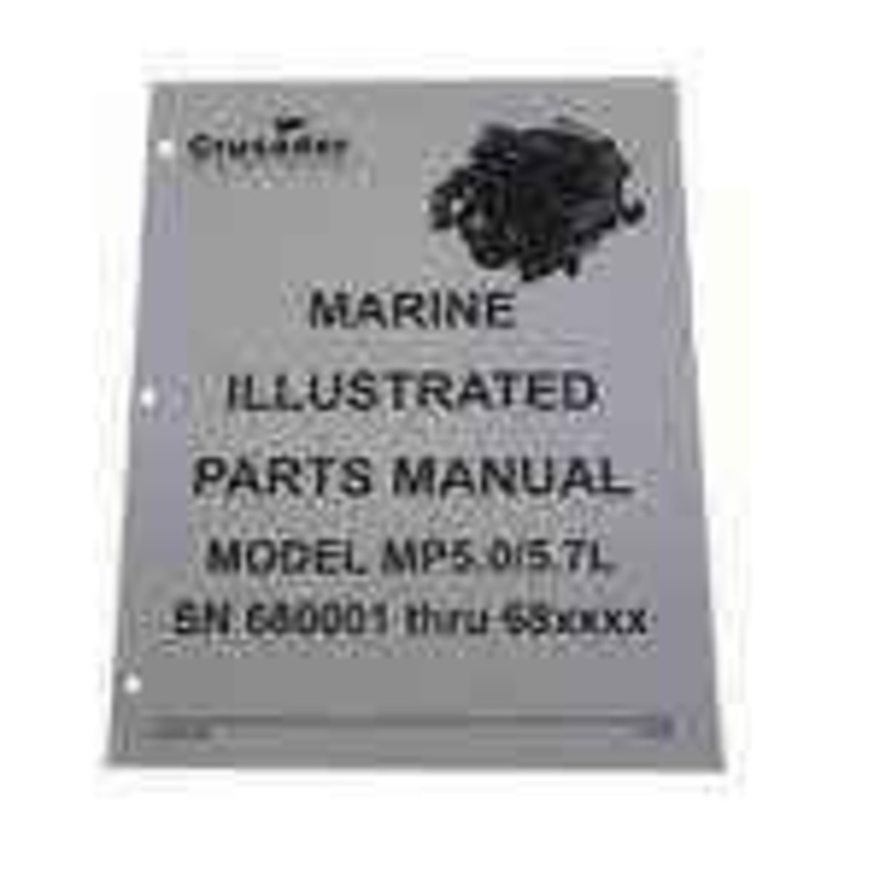 Crusader Crusader 5.0/5.7L (Mpi) Sn 68Xxxx  Parts Manual L510012