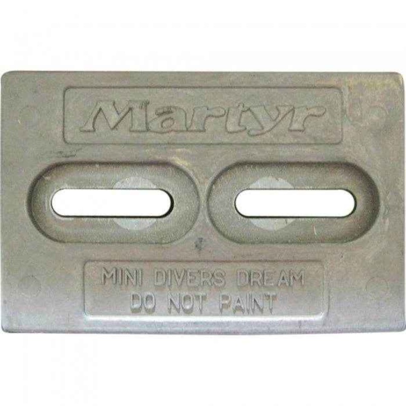 Hull Anode Mini Divers Dream Aluminum 6 inch x 4 inch  | Martyr CMDIVERMINIA