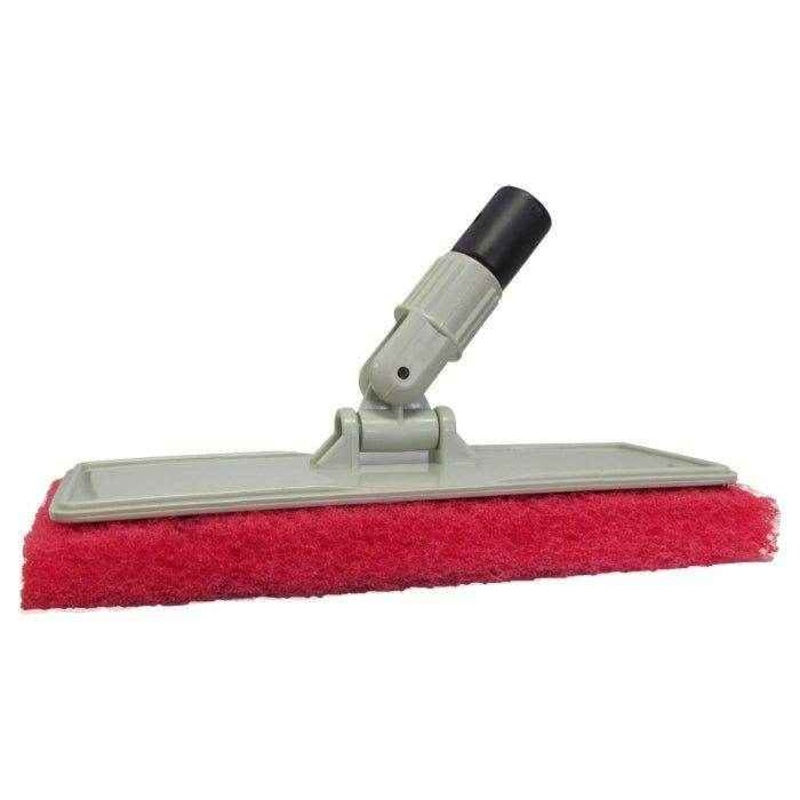 Flexible Head Scrubber with Red Scrub Pad – Medium | Star Brite 040124