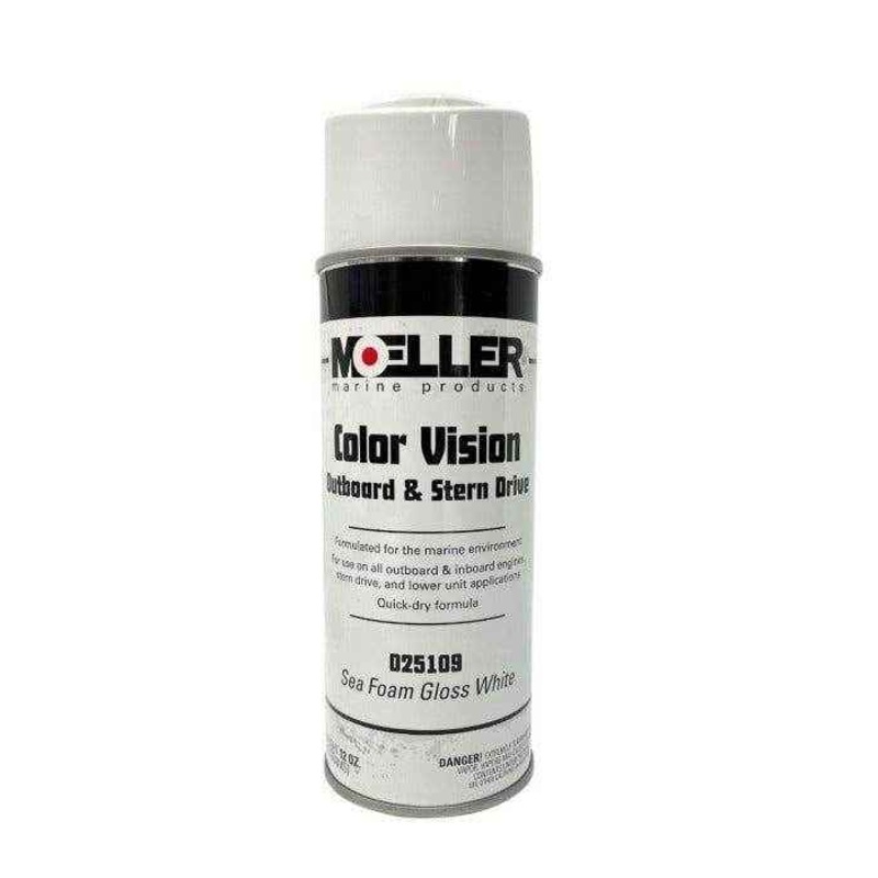 Spray Paint Sea Foam Gloss White Color Vision | Moeller 025109