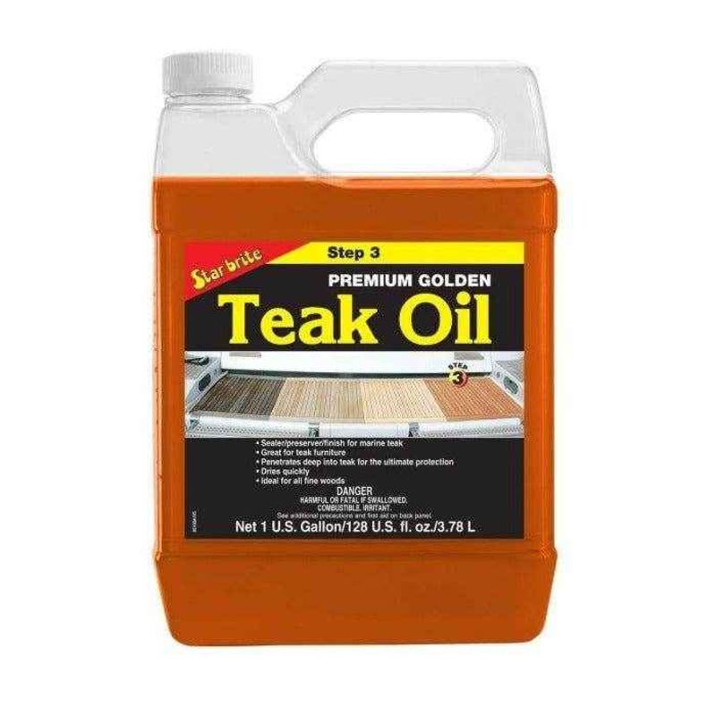 Teak Oil Premium Golden – 1 Gal. | Star Brite 085100