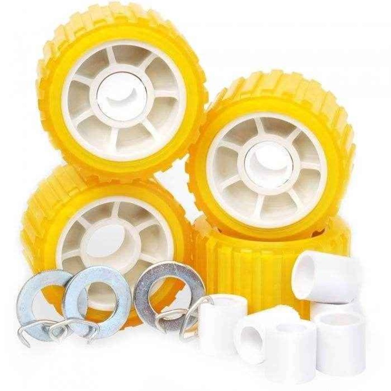 5 in. Hull Sav’r Amber Wobble Roller Kit | Tie Down Engineering 86144