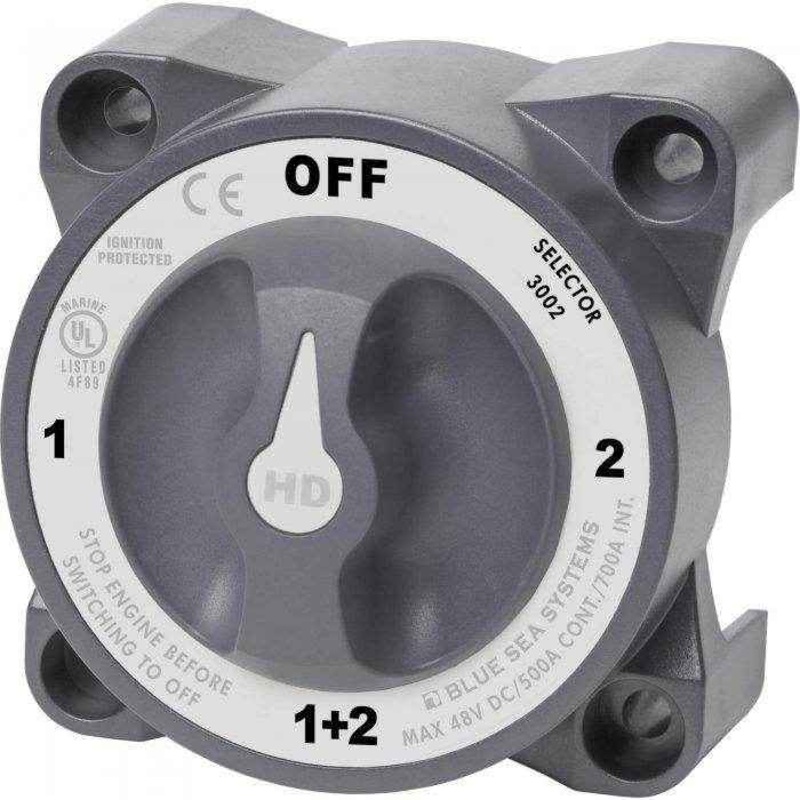 Blue Sea HDBattery Switch  Selector 4 Position 3002