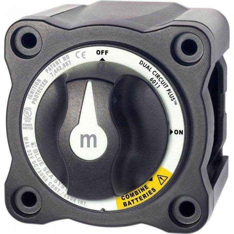 Blue Sea M-Series Battery Switch Dual Circuit Plus 6011200
