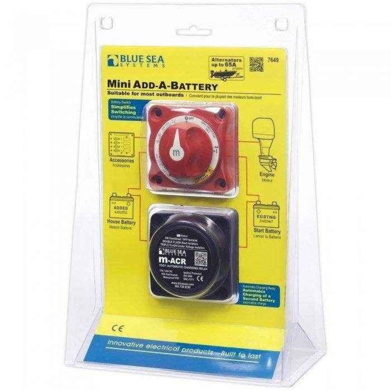 Blue Sea Solenoid Add A Battery Mini 7649