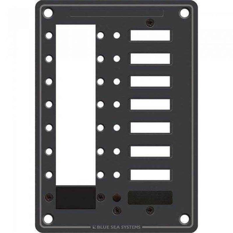 Blue Sea 8 Pos. Toggle Circuit Breaker Mounting Pane 8087