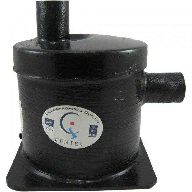Muffler Vernalift Side In Top Out 2 in. | Centek Industries 1500026