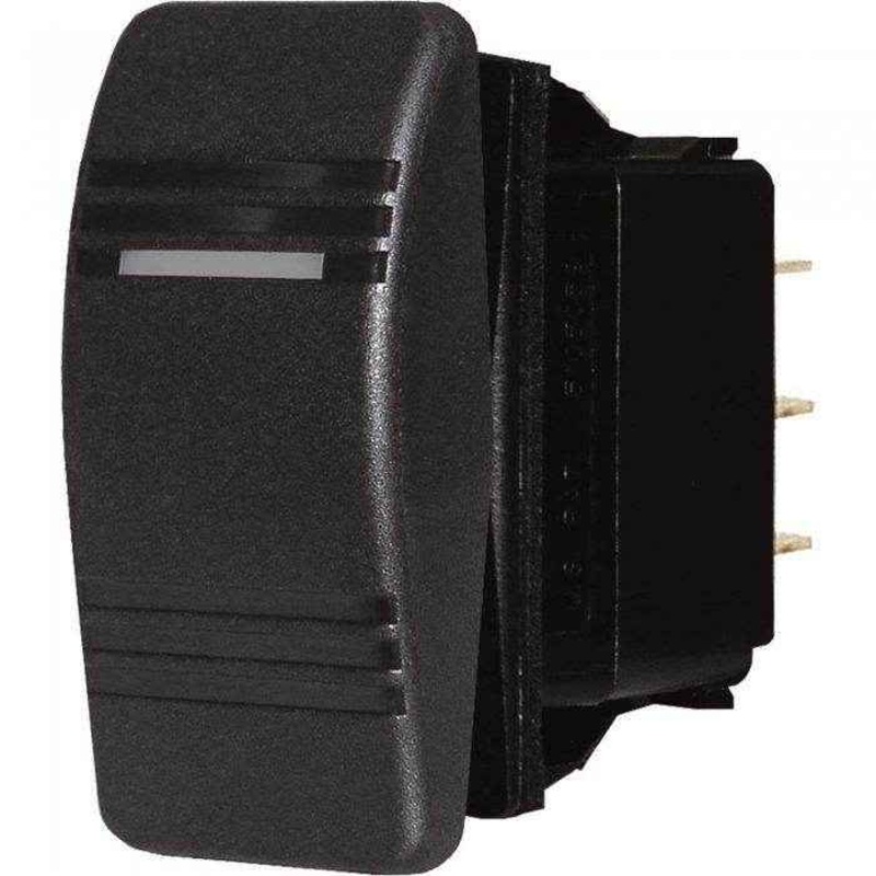 Blue Sea Off-On Water Resistant Black Contura Switch 8282
