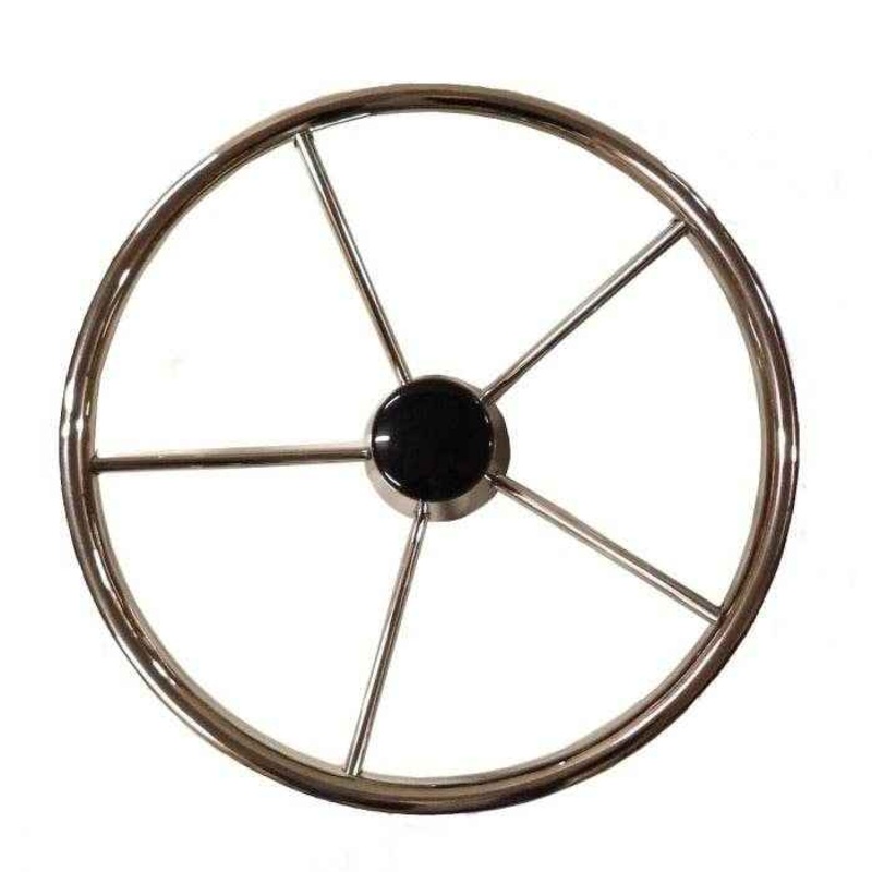 Boat Steering Wheel Destroyer Style  Non-Magnetic Stainless Steel – 20 in. | Uflex USA V44