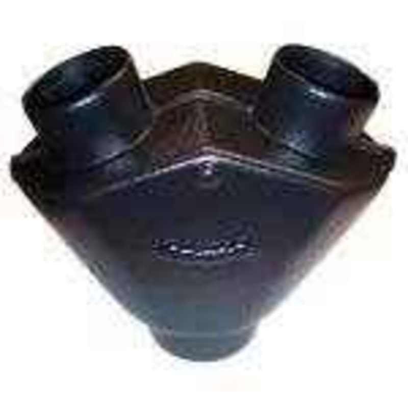 Msi  Hose Y  4 In. Inlet 3 In.  3 In. Outlet