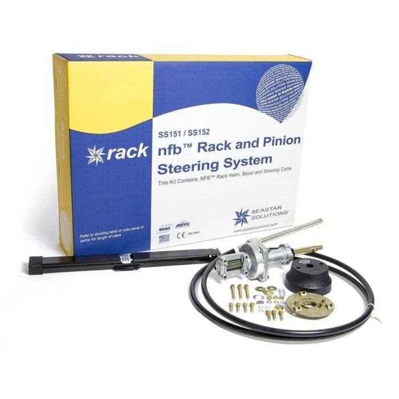 Steering Kit Single Cable No-Feedback Rack & Pinion 17 foot | Dometic SS15117