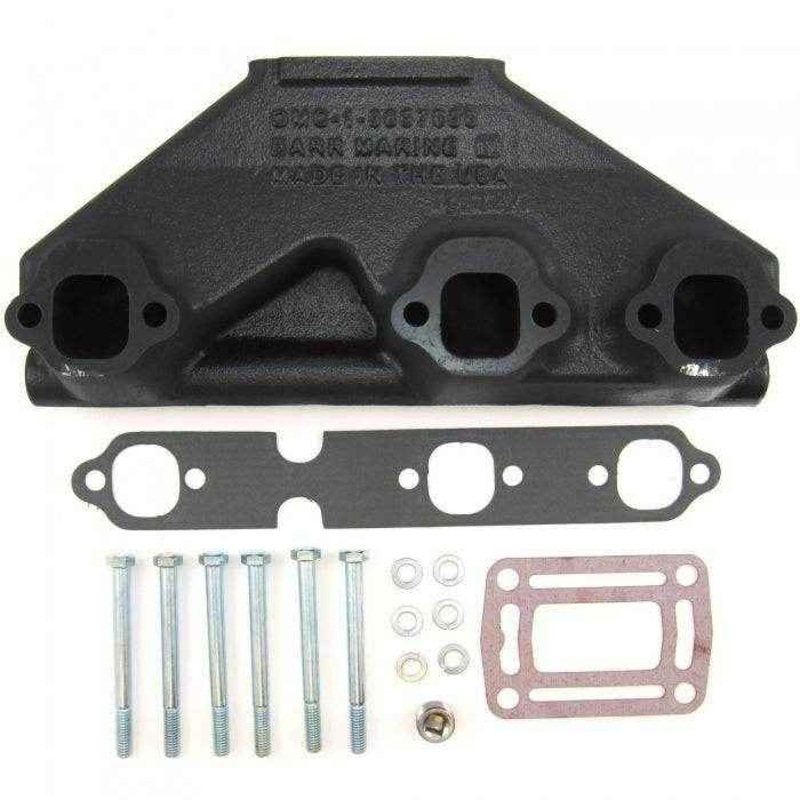 GM V6 Center Rise Exhaust Manifold | Barr 1-3857656