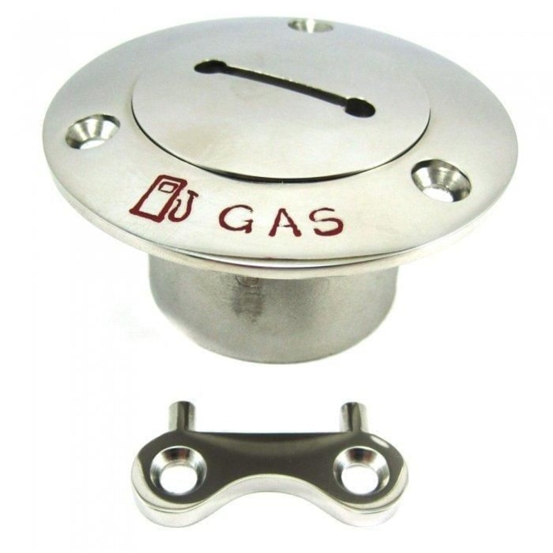 1 1/2″ Pipe Gas Deck Fill With Key | Whitecap Industries 6031