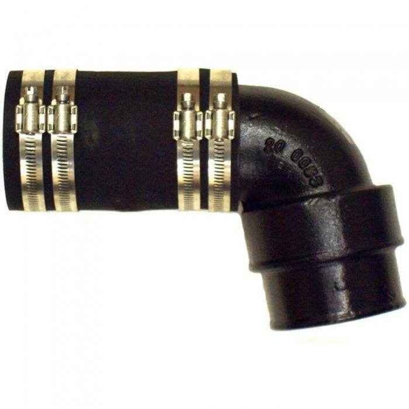 90 Degree Exhaust Elbow Adaptor | Barr Marine 20-0093P