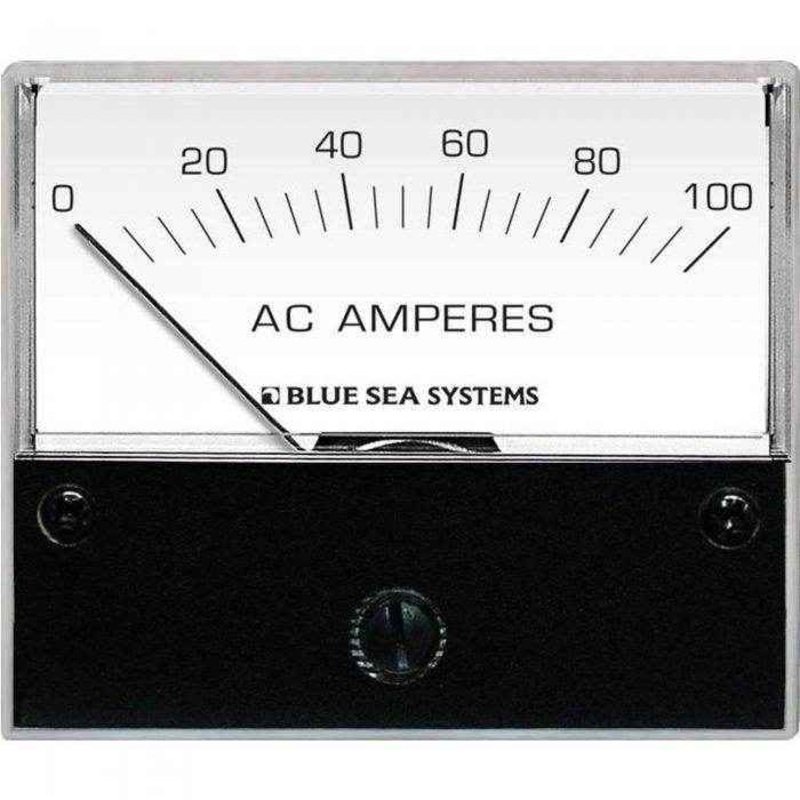 Blue Sea 0-100 Amp Ac Analog Ammeter 8258