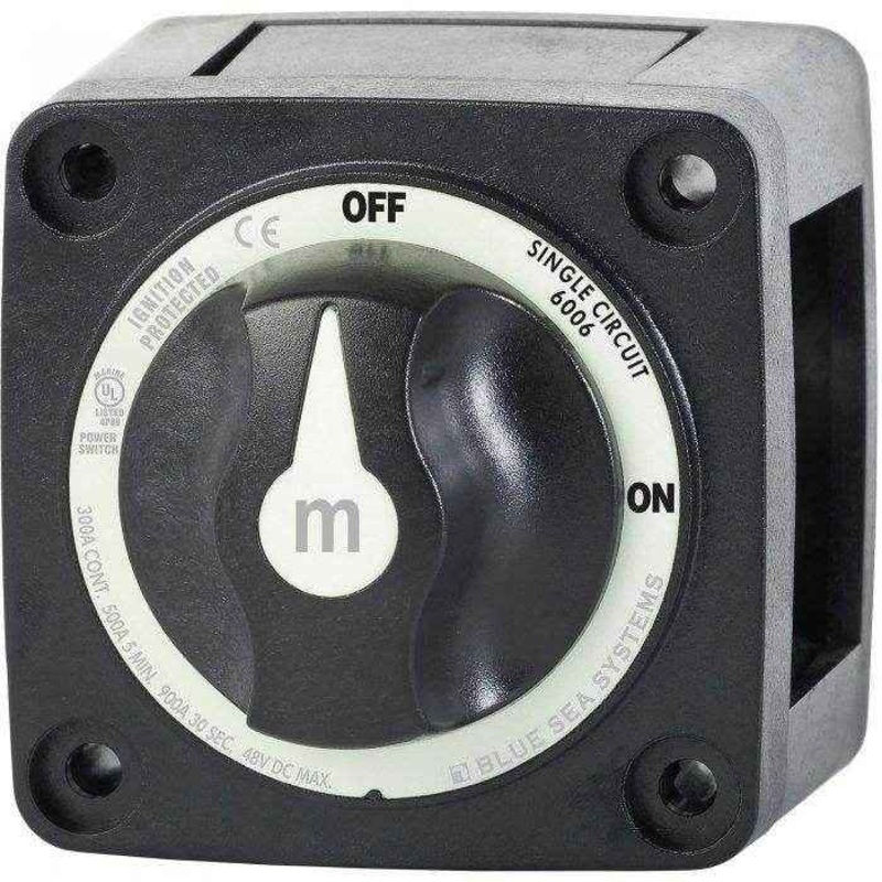Blue Sea Black M Series Battery Switch 6006200
