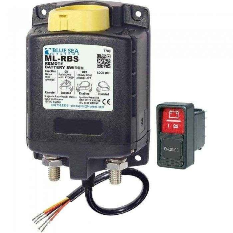 Blue Sea  Ml-Series Heavy Duty Remote Battery Switch 7700