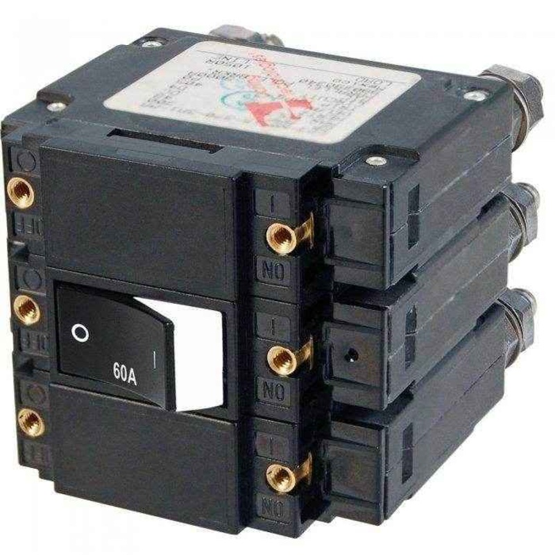 Circuit Breaker C3 Raised Rocker 60AC | Blue Sea 7586