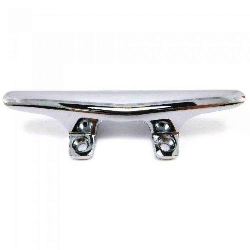 Whitecap Chrome Plate Zamac 4 1/2 in. Hollow Base Cleat S-1444
