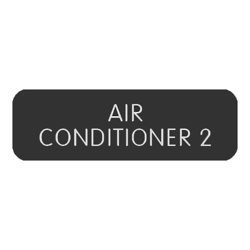 Blue Sea Large Format Label – “Air Conditioner 2” [8063-0027]