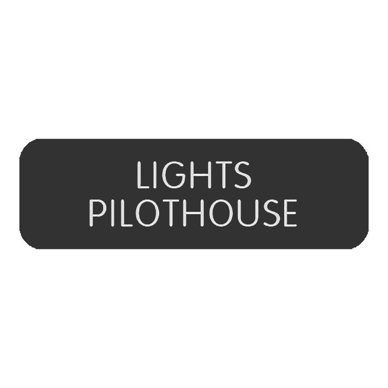 Blue Sea Large Format Label – “Lights Pilothouse” [8063-0492]