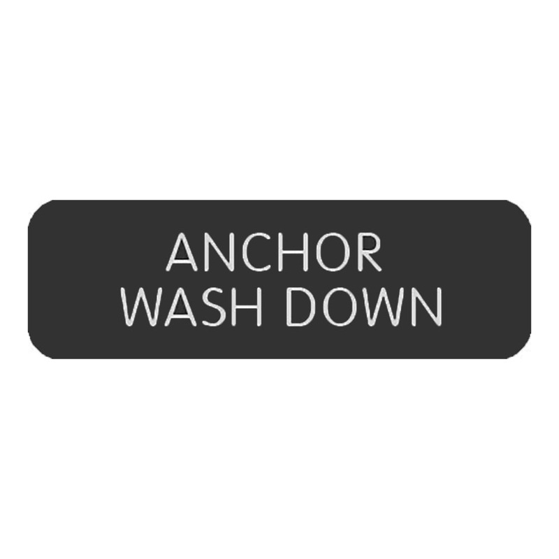 Blue SeaLarge Format Label – “Anchor Wash Down” [8063-0038]