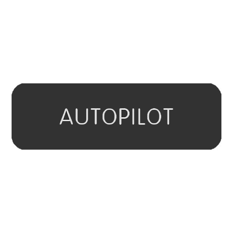 Blue SeaLarge Format Label – “Autopilot” [8063-0043]