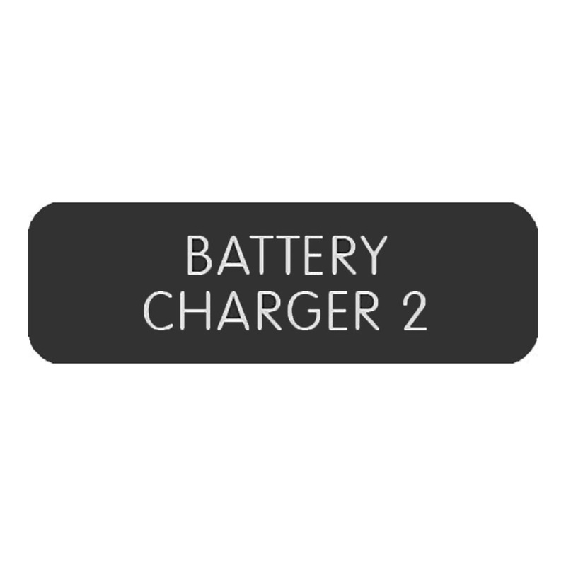 Blue SeaLarge Format Label – “Battery Charger 2” [8063-0051]