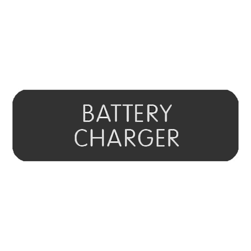 Blue SeaLarge Format Label – “Battery Charger” [8063-0050]