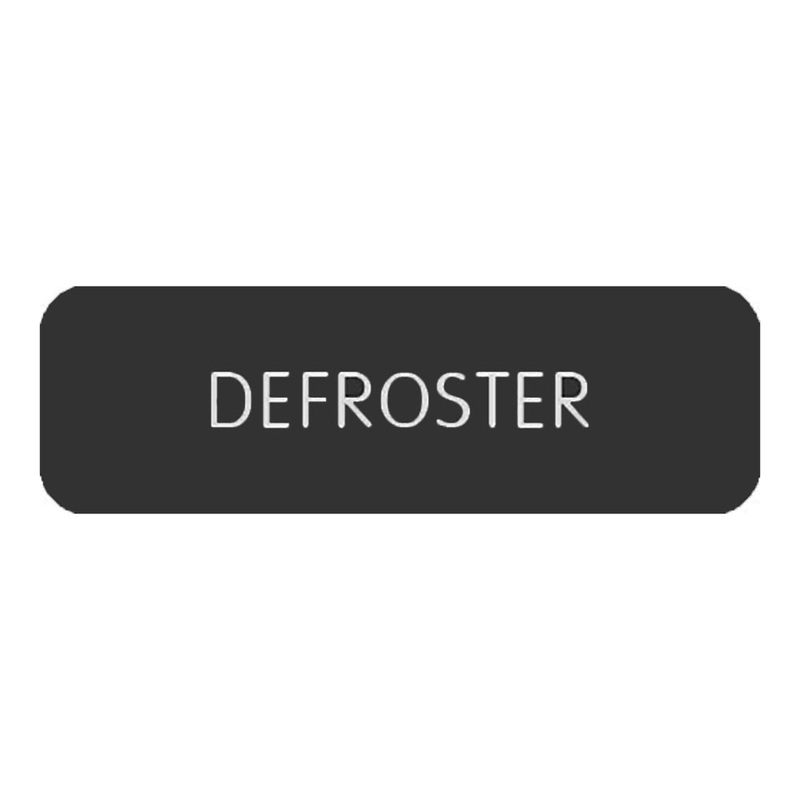 Blue SeaLarge Format Label – “Defroster” [8063-0129]