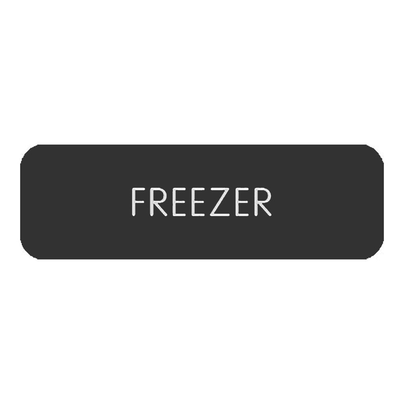 Blue SeaLarge Format Label – “Freezer” [8063-0198]