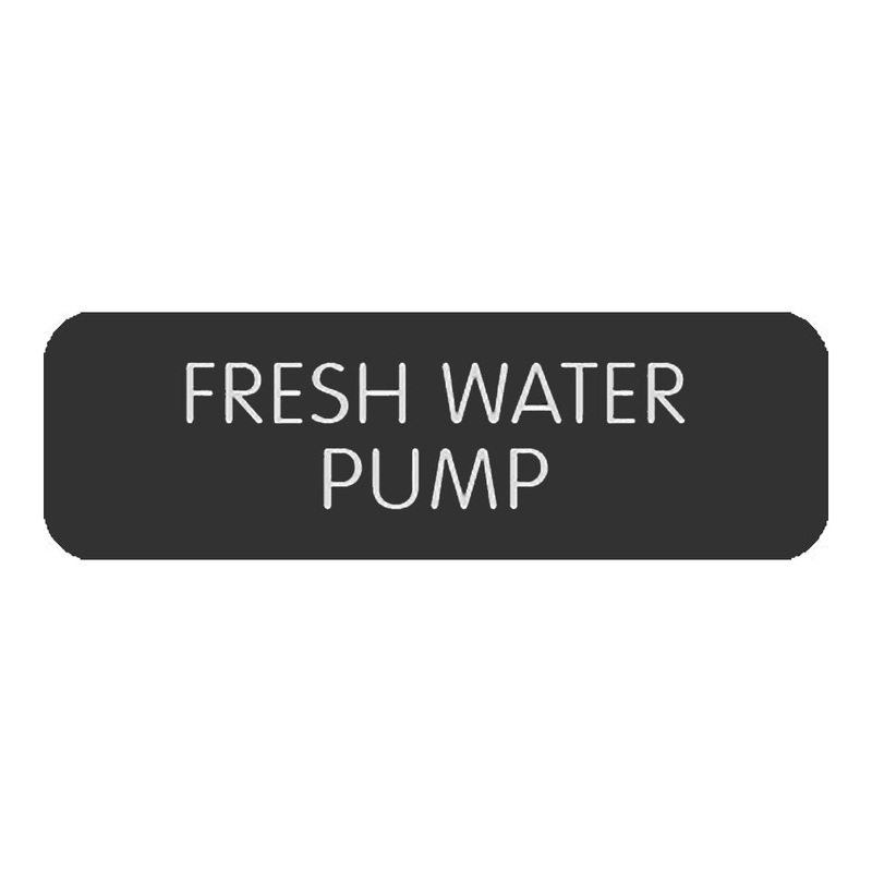 Blue SeaLarge Format Label – “Fresh Water Pump” [8063-0200]