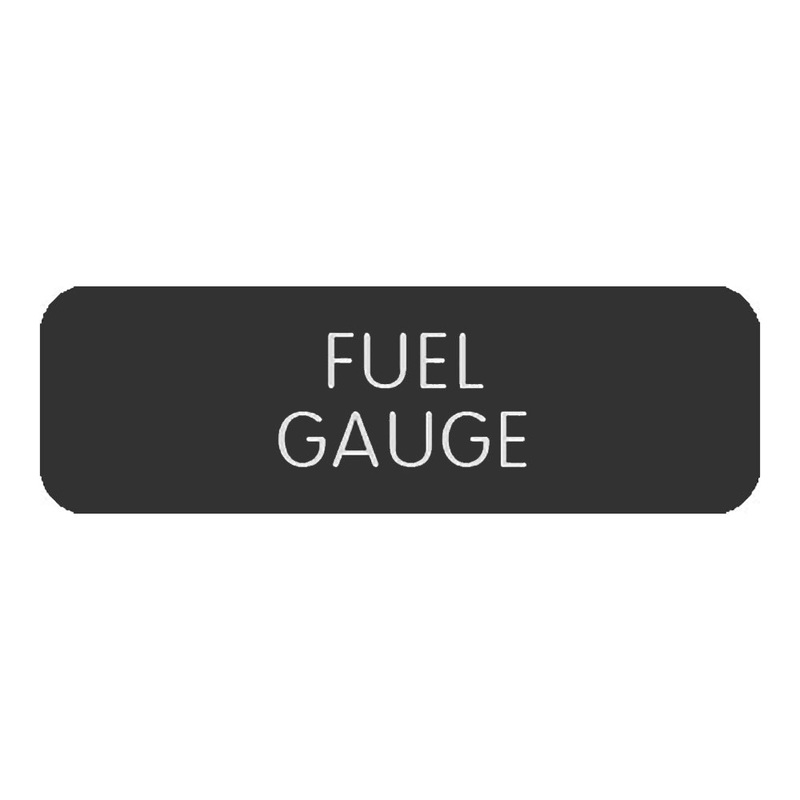 Blue SeaLarge Format Label – “Fuel Gauge” [8063-0561]