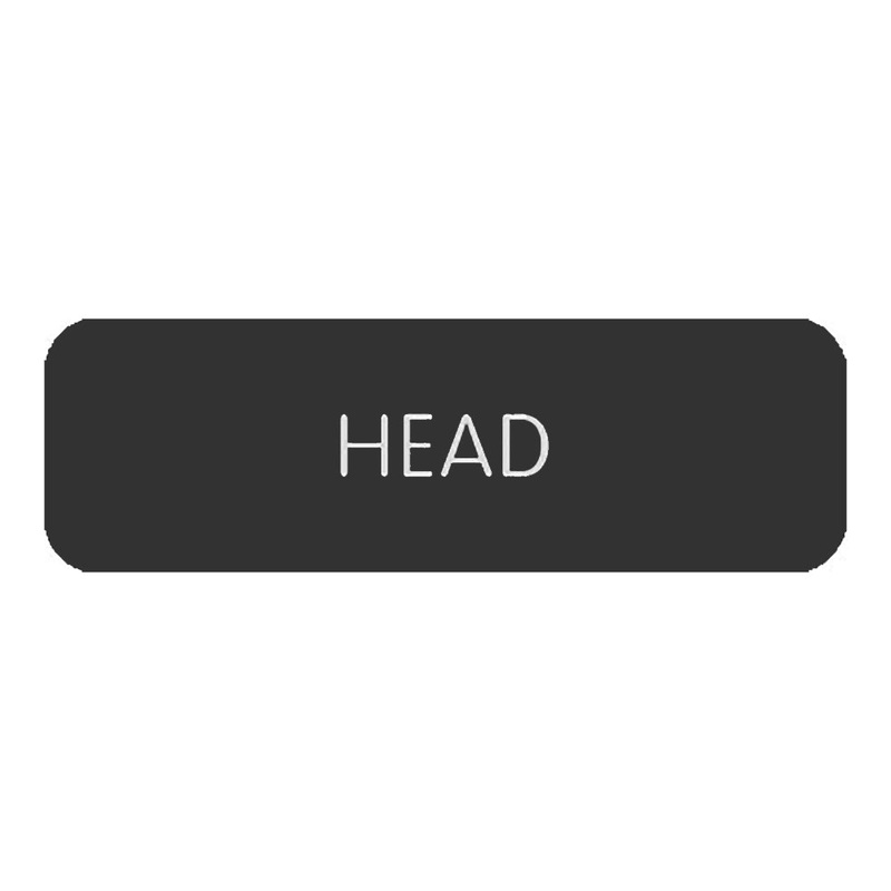 Blue SeaLarge Format Label – “Head” [8063-0240]