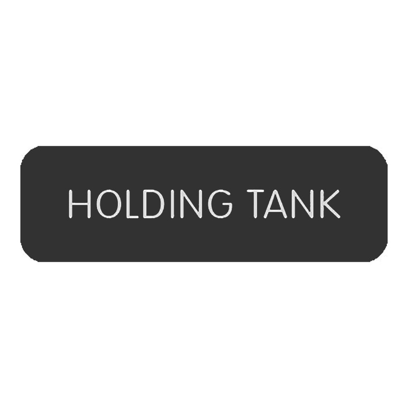 Blue SeaLarge Format Label – “Holding Tank” [8063-0265]