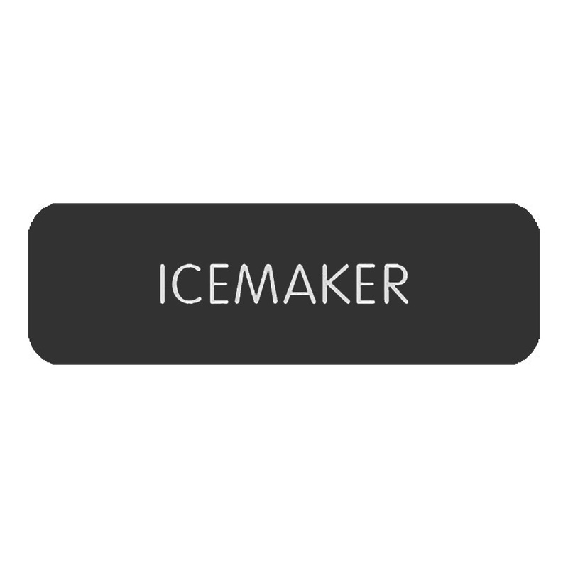 Blue SeaLarge Format Label – “Icemaker” [8063-0275]