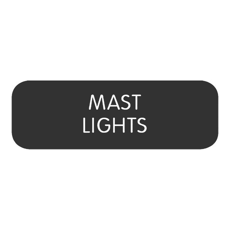 Blue SeaLarge Format Label – “Mast Lights” [8063-0316]