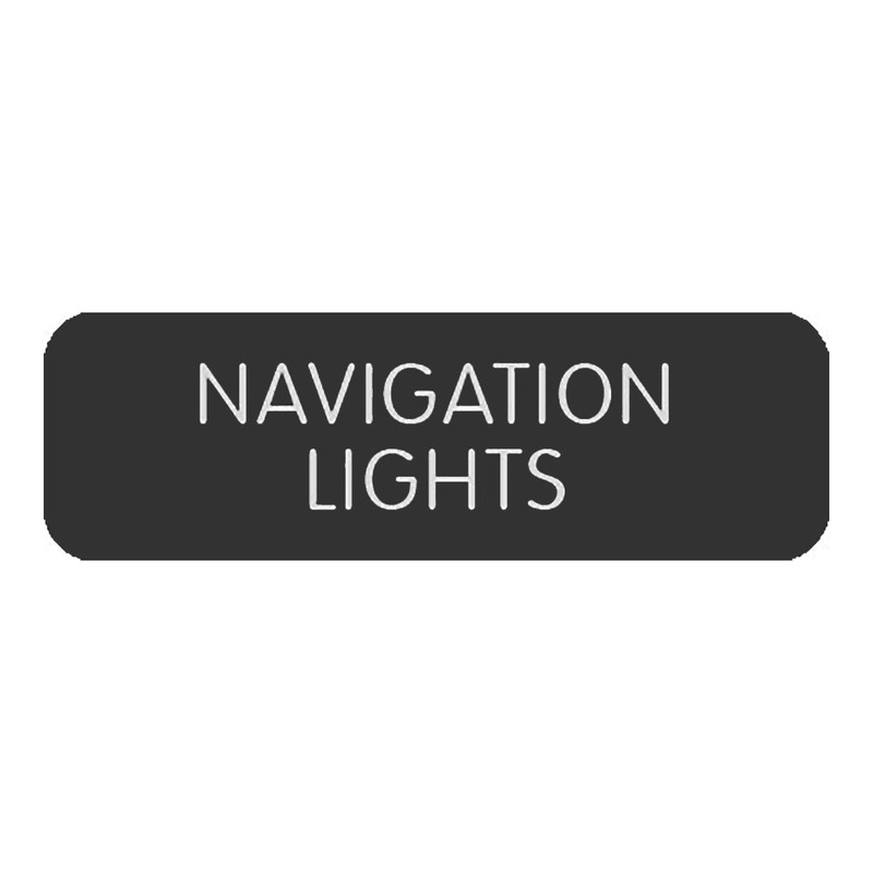 Blue SeaLarge Format Label – “Navigation Lights” [8063-0327]