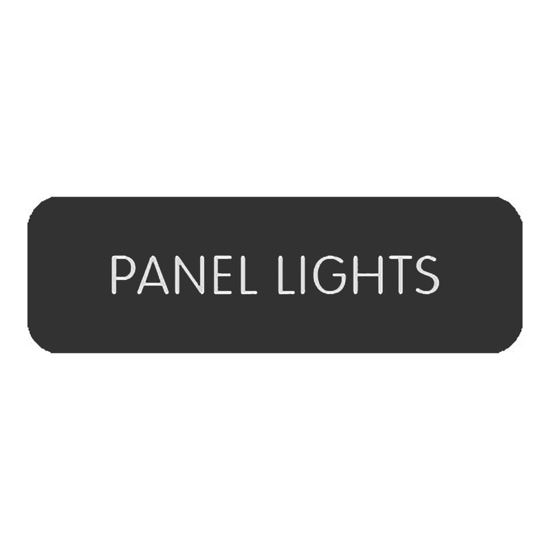 Blue SeaLarge Format Label – “Panel Lights” [8063-0458]