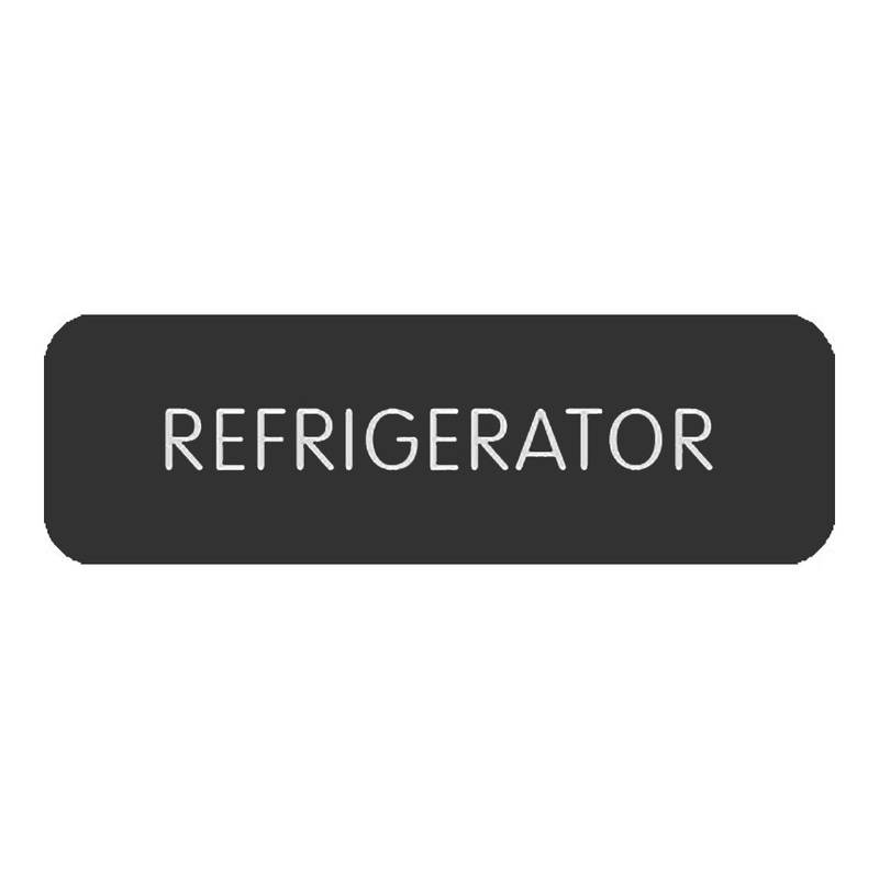 Blue SeaLarge Format Label – “Refrigerator” [8063-0356]