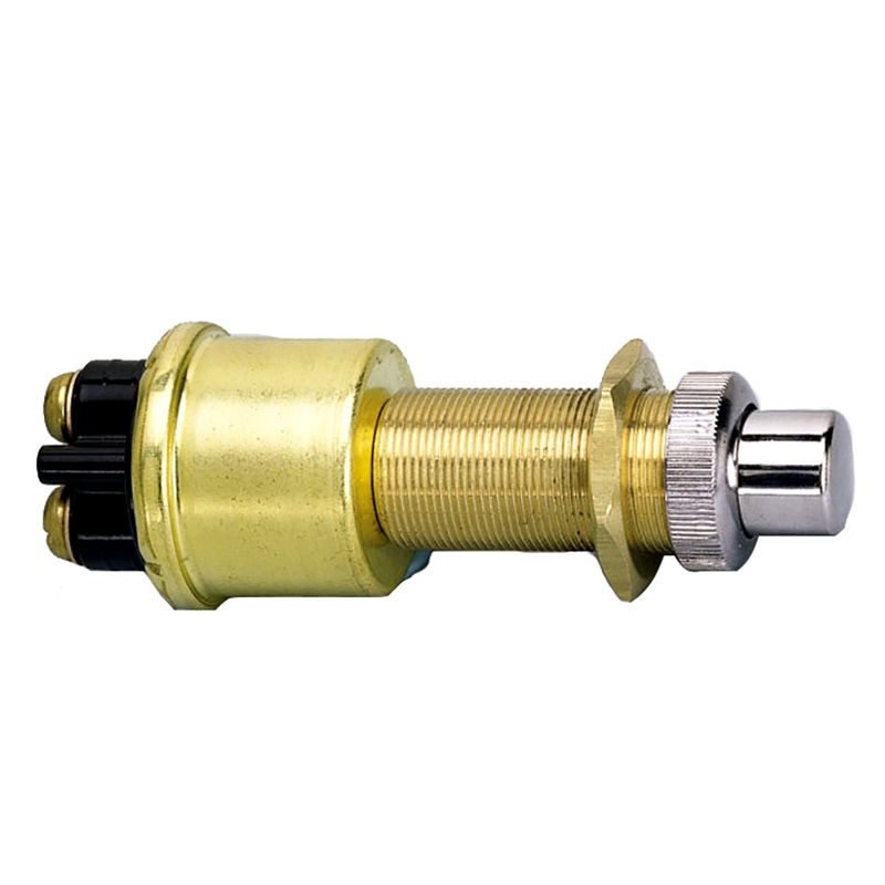 BEP 2-Position SPST Heavy-Duty Push Button Switch – OFF/(ON) – 35 Amp [1001504]