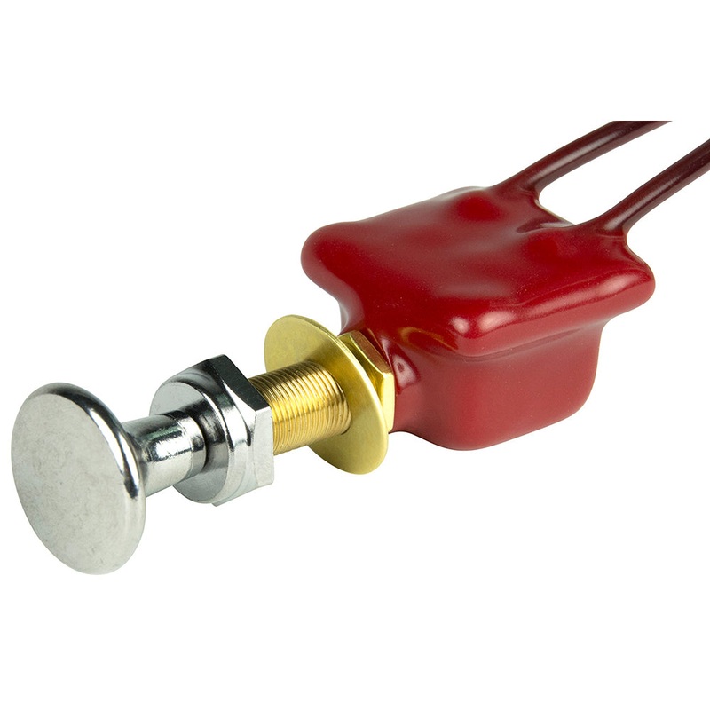 BEP 2-Position SPST Push-Pull Switch w/Wire Leads – OFF/ON [1001306]