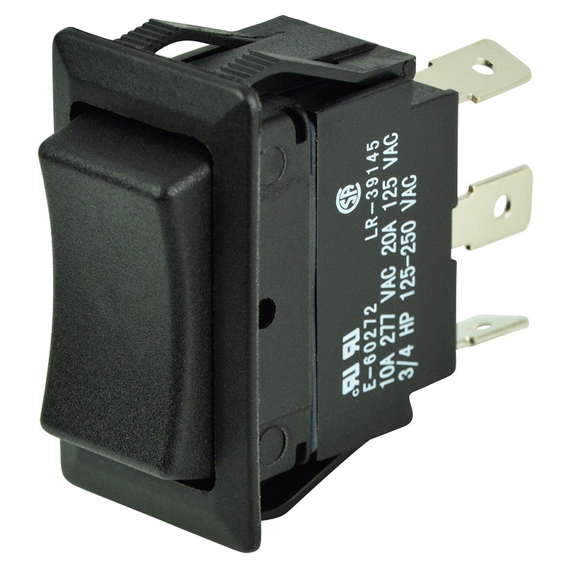 BEP SPDT Rocker Switch – 12V/24V – ON/OFF/ON [1001710]