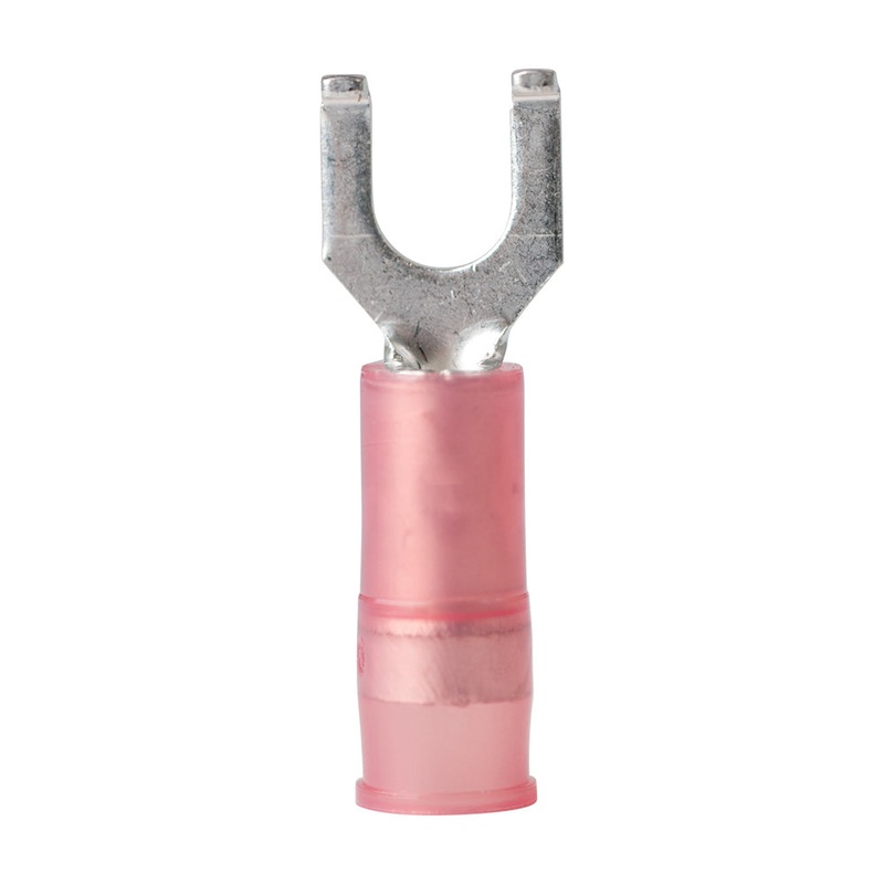 Ancor 22-18 AWG – #8 Nylon Flanged Spade Terminal – 100-Pack [220302]