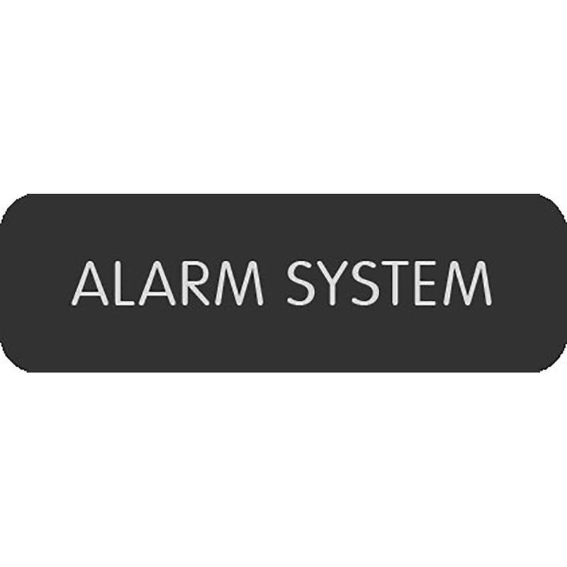 Blue Sea Large Format Label – “Alarm System” [8063-0032]