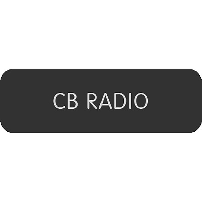 Blue Sea Large Format Label – “CB Radio” [8063-0090]