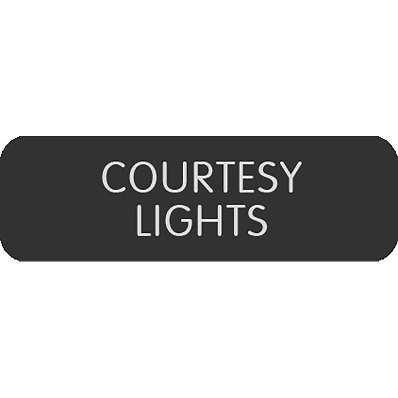 Blue Sea Large Format Label – “Courtesy Lights” [8063-0114]